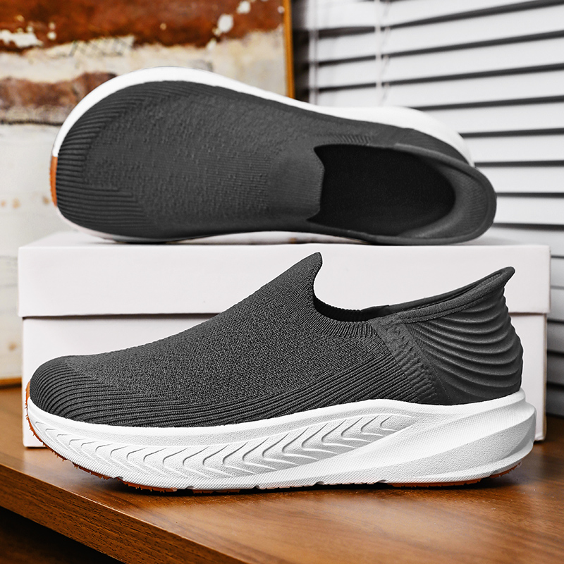 Wide Toe Box Running Sneakers - 남성용 슬립온 베어풋 슈즈 플러스 사이즈