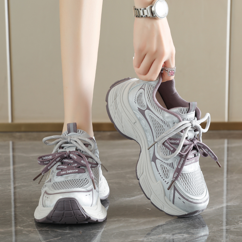 2026년 신상 여성용 통기성 플랫폼 아빠 신발 - 학 - Breathable Mesh Athletic Shoes 리뷰 및 가격