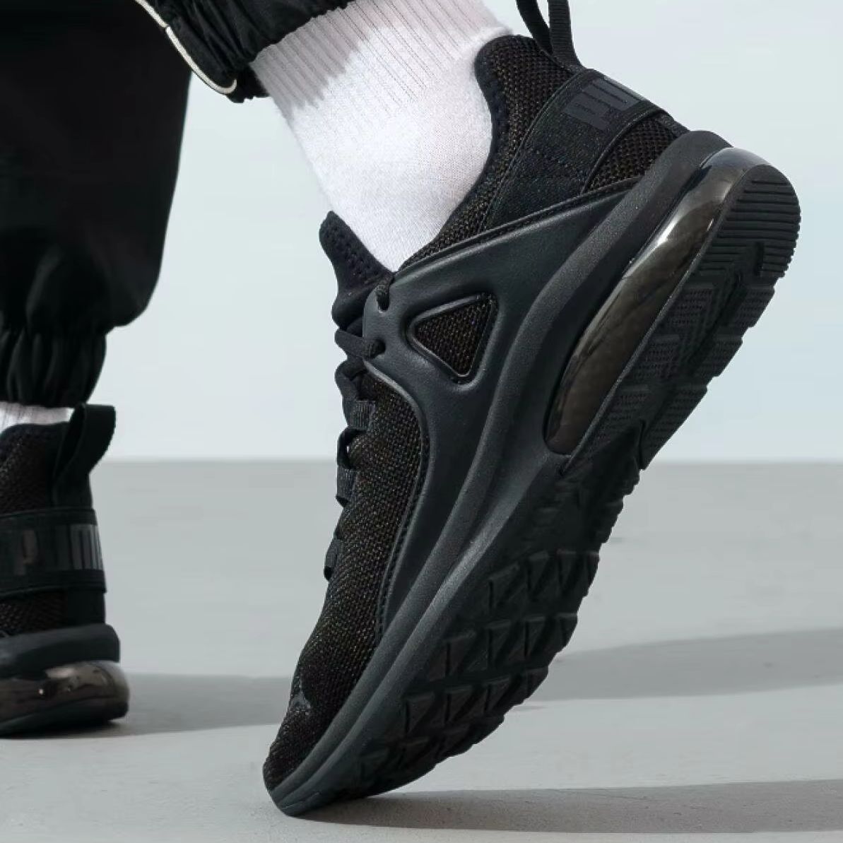 푸마 남성 캐주얼 신발 385669-02 블랙 니트 메 - Knit Fabric Lace Up Sneakers 리뷰 및 가격