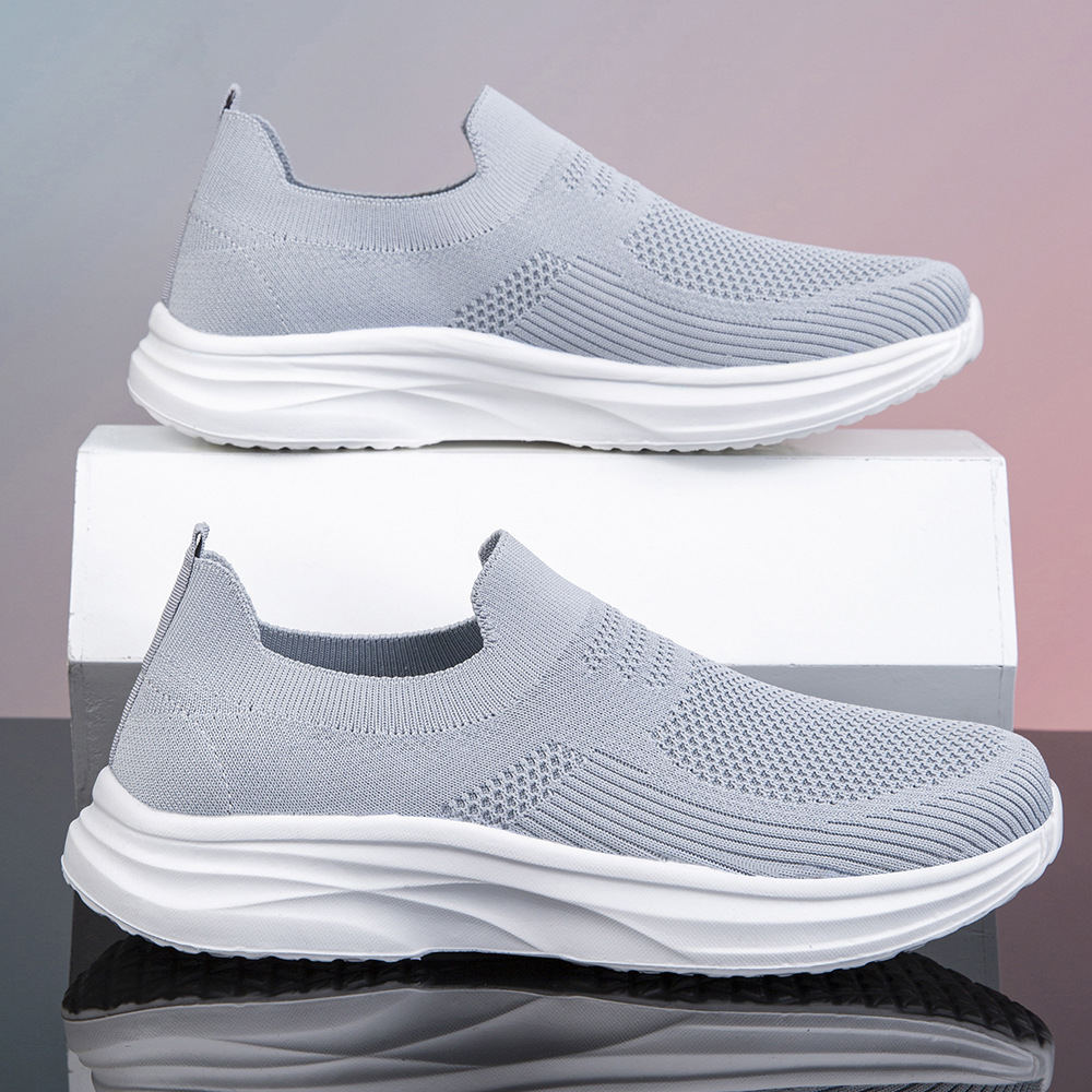 남성용 워킹화 경량 통기성 캐주얼 메쉬 러닝화 슬립온  - Shock Absorbing Gym Trainers 리뷰 및 가격