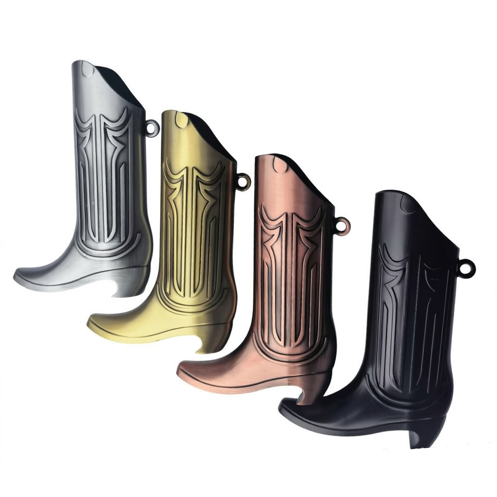 금속 카우보이 부츠 라이터 케이스(링 포함) 레트로 웨 - Boots 리뷰 및 가격