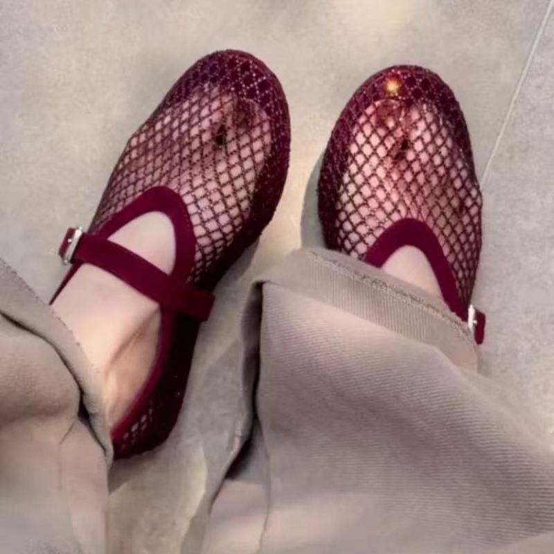 속이 빈 라인스톤 바오토우 샌들 여성용 2026 신상  - Boots 리뷰 및 가격