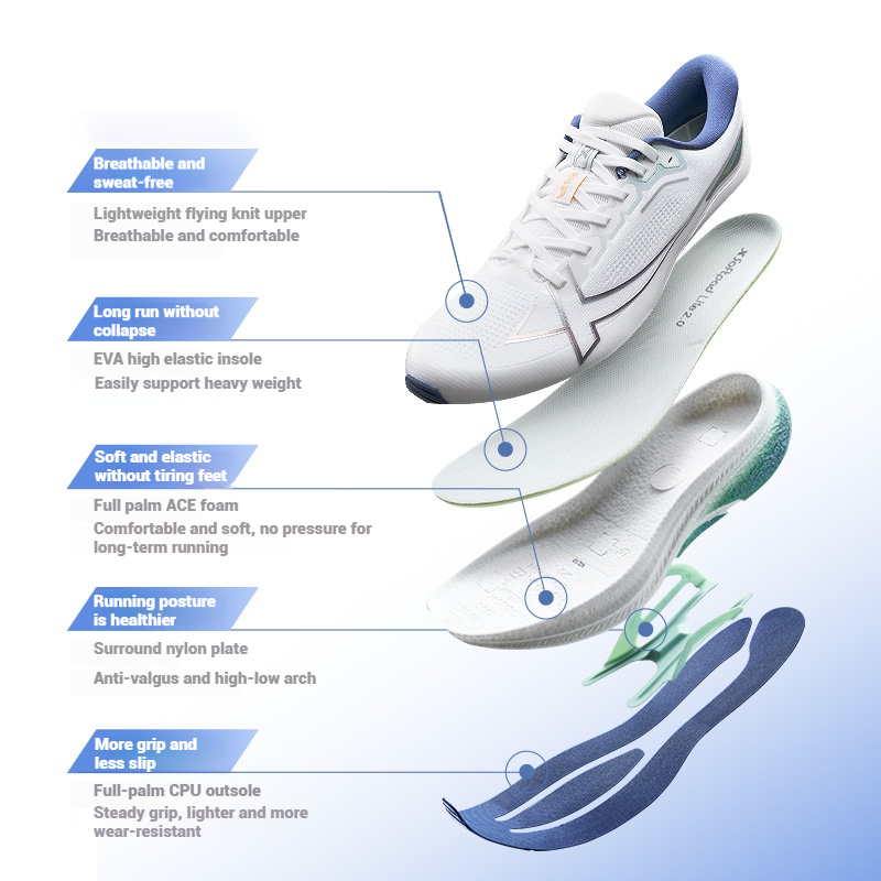 Xtep 2000km Plus 운동화 2025 새로운  - Reflective Night Running Shoes 리뷰 및 가격